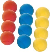 Lot De 12 Balles De Tennis En Mousse – Douces, Légères (9,3 G), Diamètre 5 Cm – Pour Débutants, Enfants Et Adultes