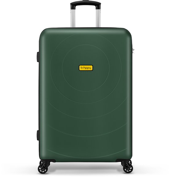 BHPPY Reiskoffer groot 75x49x29cm - Lichtgewicht koffer met 95L inhoud - Reiskoffer met wielen - Veilig cijferslot - Jungle Green