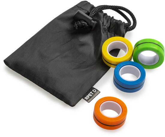 Jouets Fidget - Anneaux magnétiques - Anneau magnétique - Jouets - Adultes - Enfants - Anti-stress - Multicolore - 5 pièces