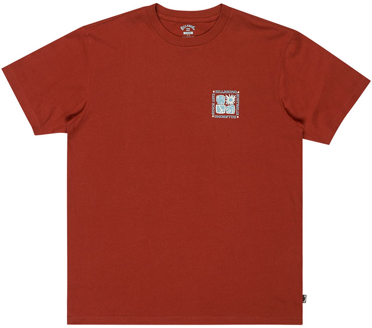 Billabong Equity T-shirt Met Korte Mouwen Rood XL Man