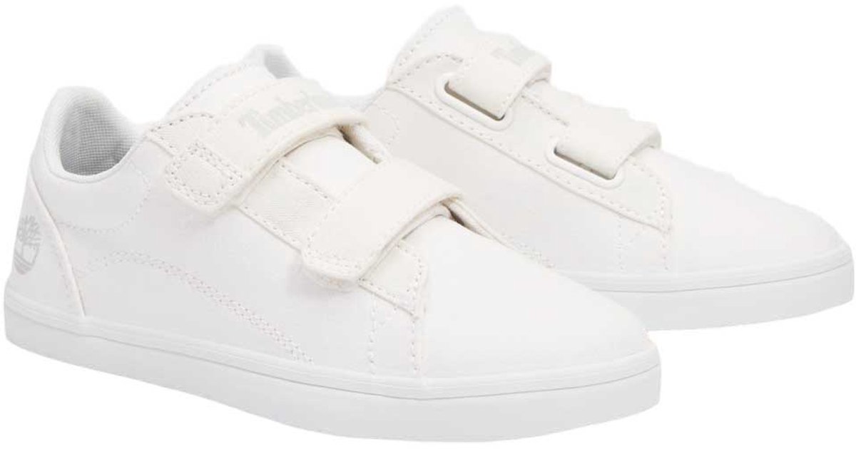Timberland Stone Jump Hook&loop Kinderschoenen Kinderen Whiteout Canvas