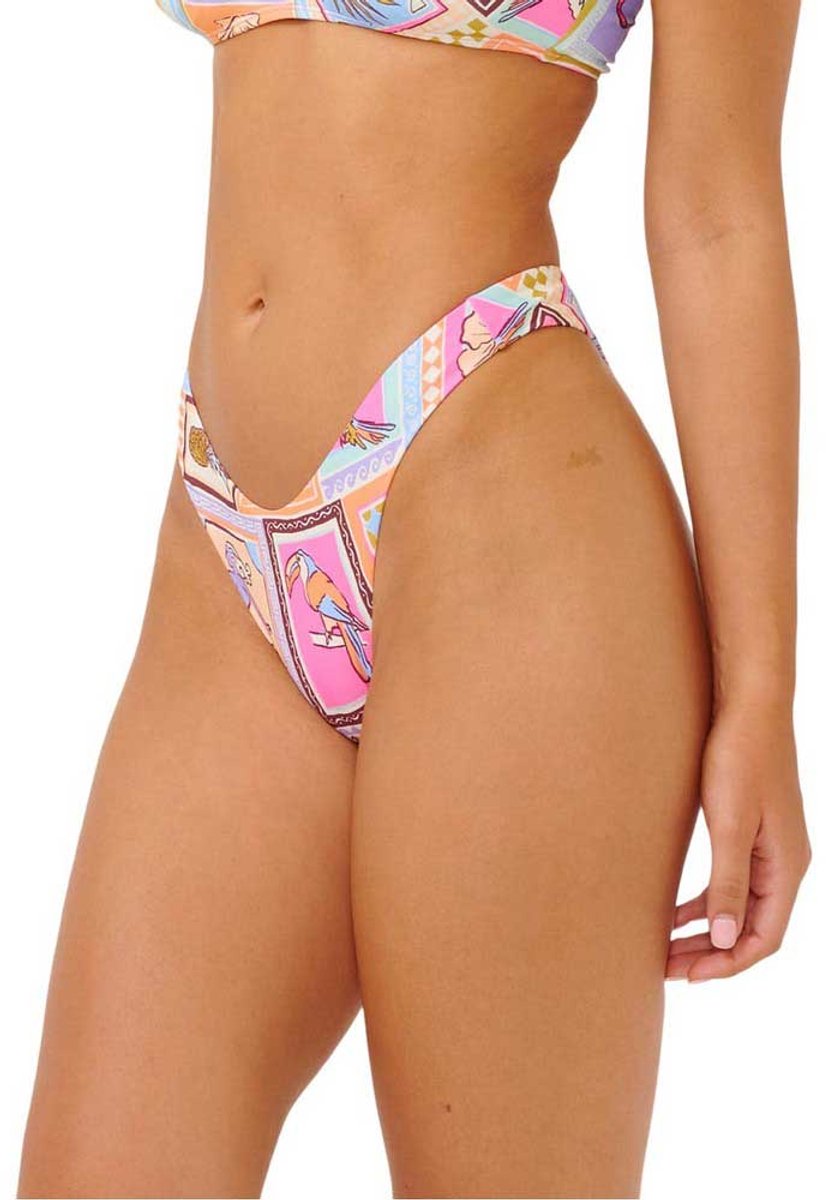 Rip Curl Beach Partygh Leg Cheeky Bikinibroekje Veelkleurig L Vrouw Multico