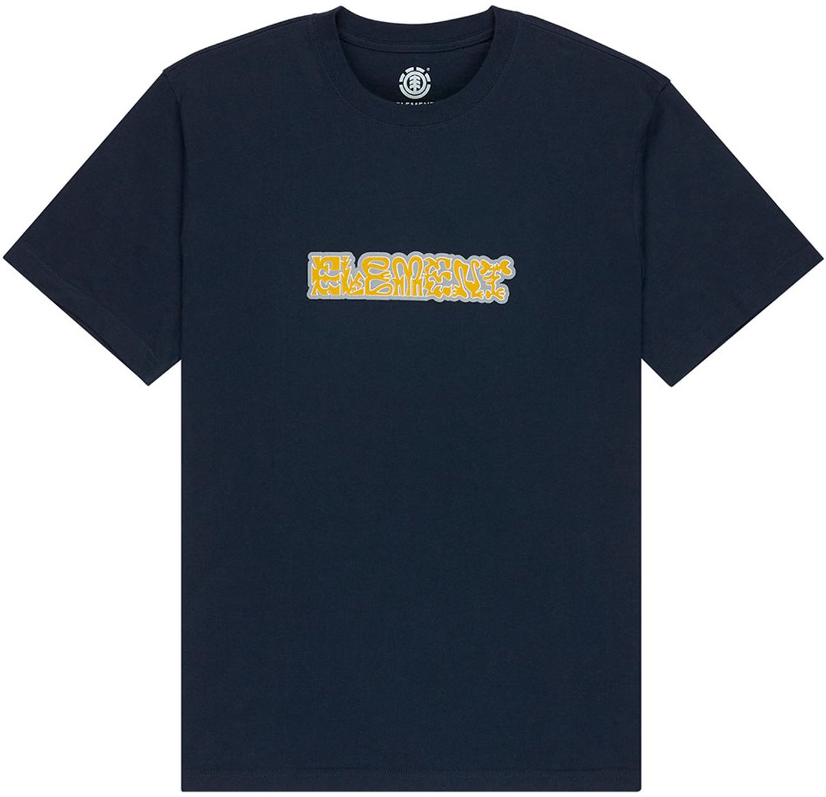 Element Surreal Icon T-shirt Met Korte Mouwen S Man Marineblauw