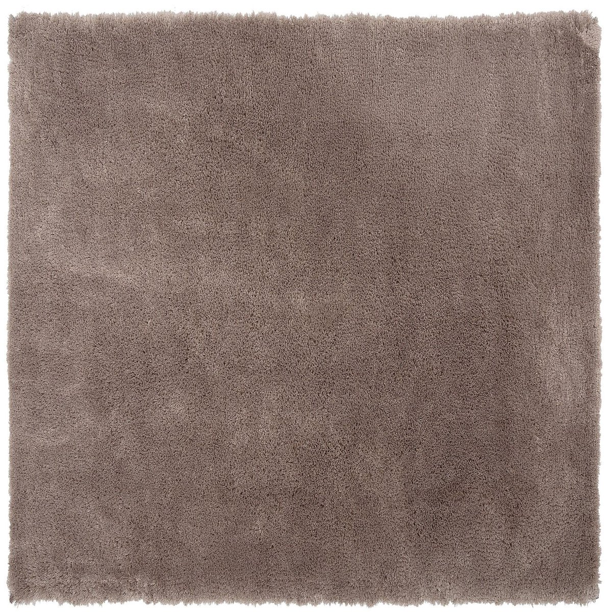 Beliani EVREN - Shaggy vloerkleed - Lichtbruin - 200 x 200 cm - Polyester