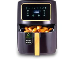 Krachtige Heteluchtfriteuse 6,9 L met 8 Kookprogramma's en Keramische Coating