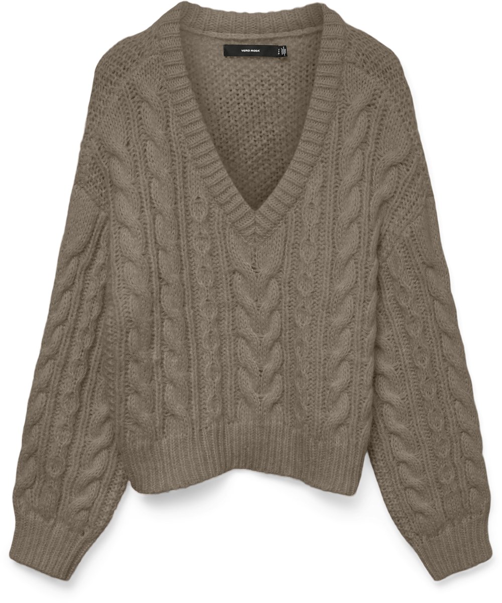 VERO MODA - VMDREAM LS DEEP V-NECK PULLOVER EXC - Dames - Gebreide truien