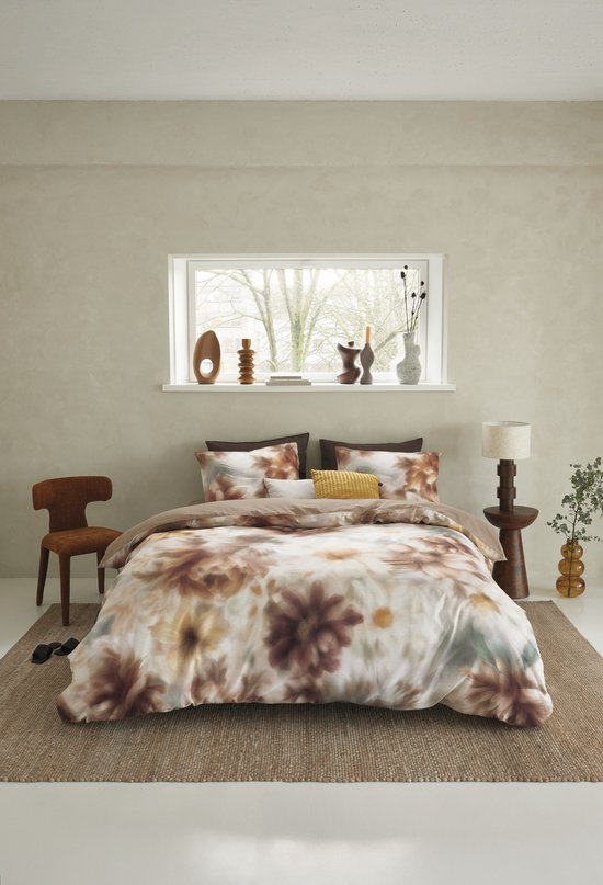 Beddinghouse Tuuli dekbedovertrek - Tweepersoons - 200 x 200/220 cm - Naturel van Merkloos — afbeelding 2