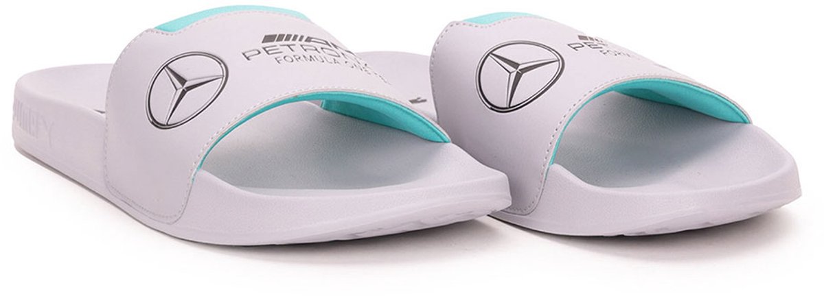 Puma Mapf1 Leadcat 2.0 Logo Slippers Zilver