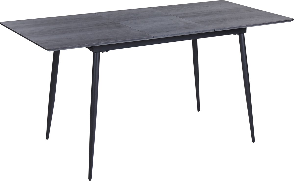 GELANDA - Uitschuifbare eettafel - Grijs - 120/160 x 80 cm - MDF