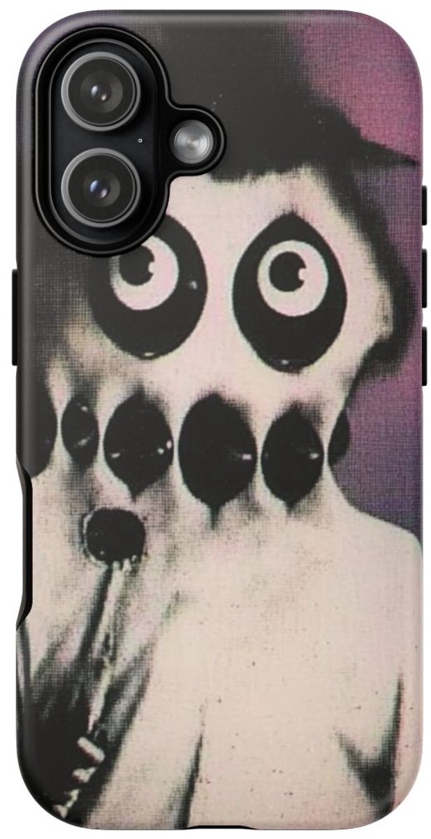 Surrealistisch Wezen met Meerdere Ogen – Telefoonhoesje Geschikt voor iPhone 17