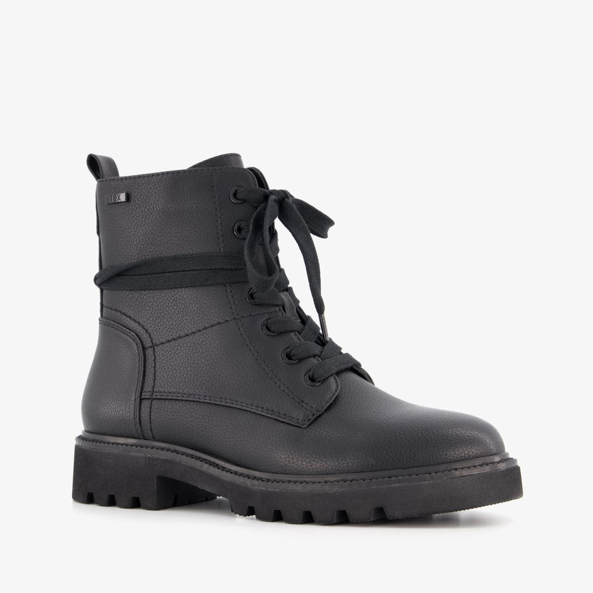 Softline dames veterboots zwart - Maat 41
