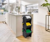 CEP afvalscheidingssysteem Tower 30 liter 3-delige set