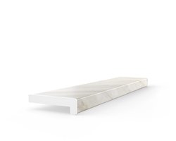 DQ-PP RAAMBOEK PVC - 15 cm x 80 cm - Marmer - Vensterbank - voor Binnengebruik - Binnenvensterbank - Binnen - Per meter - Woonkamer - Decoratie - Kunststof