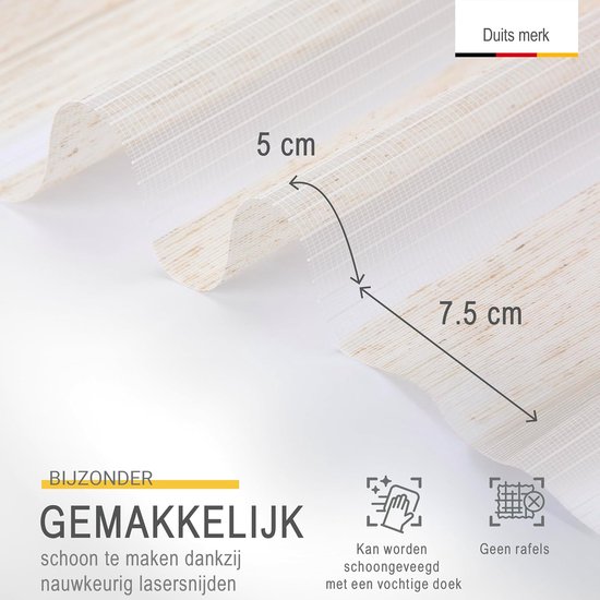 Estika Dubbel rolgordijn voor Klemmfix klemmen, zonder te boren - 140 cm x 150 cm - Wit - Dubbel rolgordijn geschikt voor dag en nacht, rolgordijnen voor ramen zonder te boren Estika Dubbel rolgordijn voor Klemmfix klemmen, zonder te boren - 140 cm x 150 cm - Wit - Dubbel rolgordijn geschikt voor dag en nacht, rolgordijnen voor ramen zonder te boren