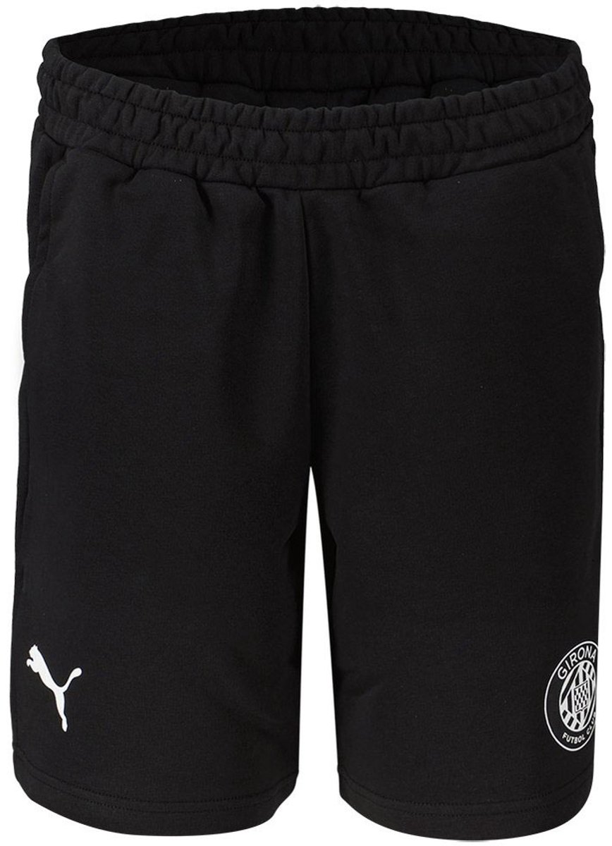Puma Som-hi Girona Fc Junior Korte Broek 11-12 Years Kinderen Zwart