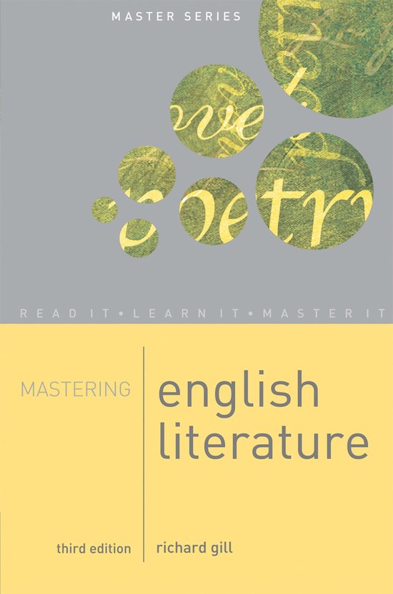 Mastering English Literature 3rd - cover