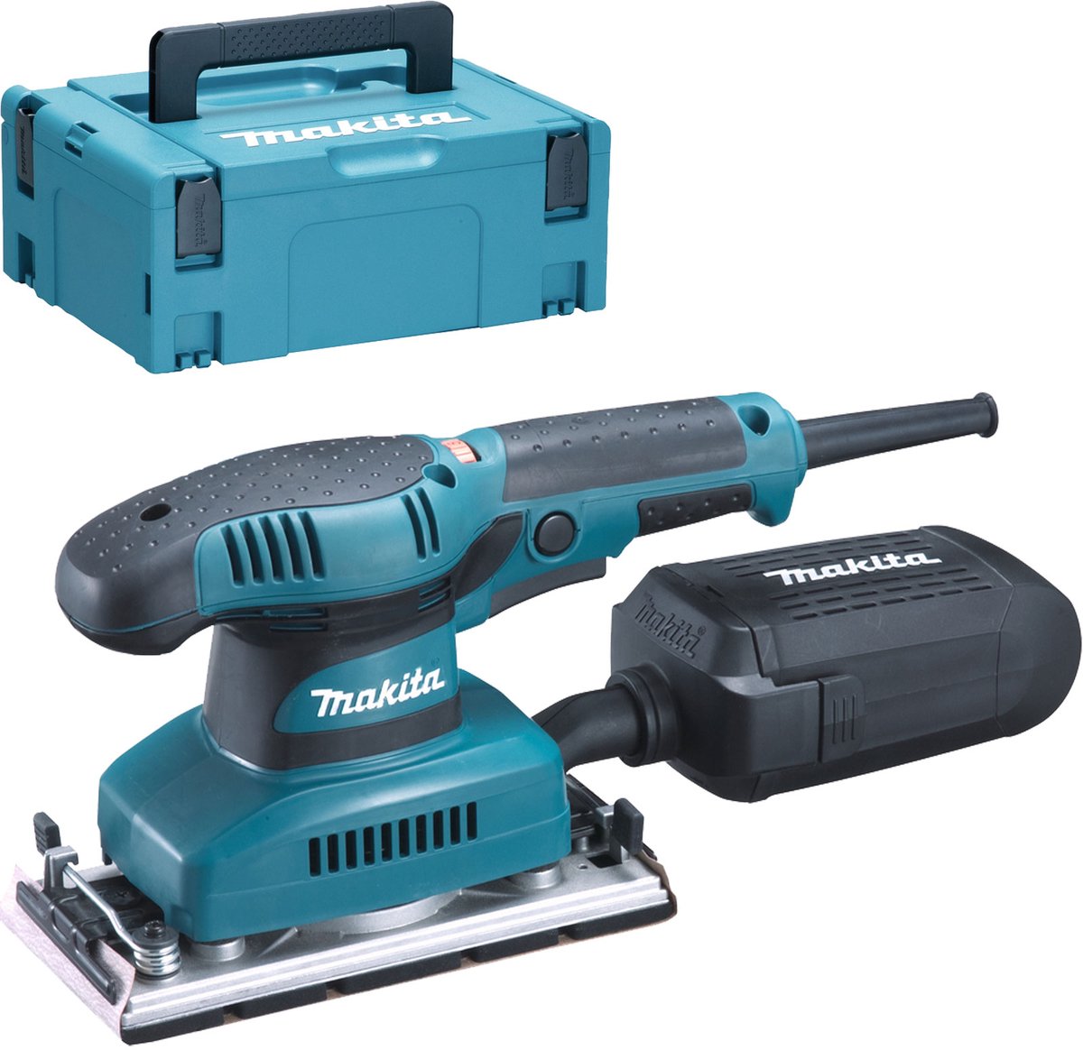 Makita BO3711J Vlakschuurmachine in Mbox - 190W - 93 x 185mm