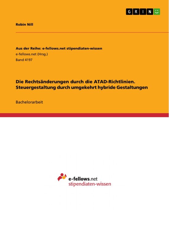 Die Rechtsänderungen durch die ATAD-Richtlinien. Steuergest ... - cover