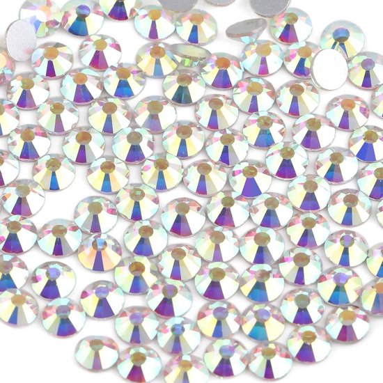 Beadsland 1440 stuks strassteentjes met platte achterkant, kristallen strass voor nagels, Capriblauw, SS10 (2,7 - 2,9 mm Beadsland 1440 stuks strassteentjes met platte achterkant, kristallen strass voor nagels, Capriblauw, SS10 (2,7 - 2,9 mm