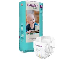 Bambo Nature Luiers Maat 3 M (4-8 kg) - 2 x 52 stuks - Voordeelverpakking