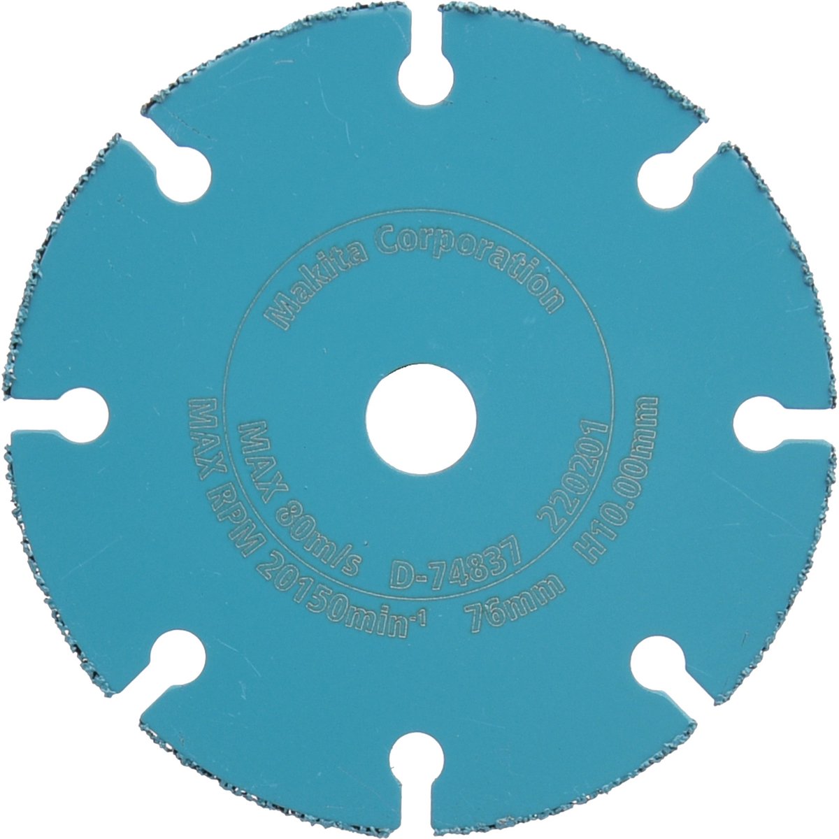 Makita D-78374 Doorslijpschijf HM/TCG | 76 x 10 x 1,75 mm