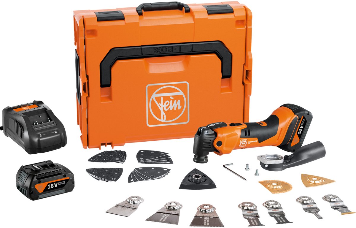 Fein Multimaster AMM 500 PLUS TOP Accu multitool + accessoires 18V AMPShare 4.0Ah in L-Boxx - 71293861000 thumbnail 2