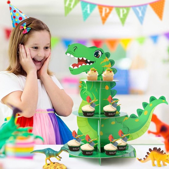 Allecto plus - Taartstandaard van karton 3 etages, cupcake-standaard ...