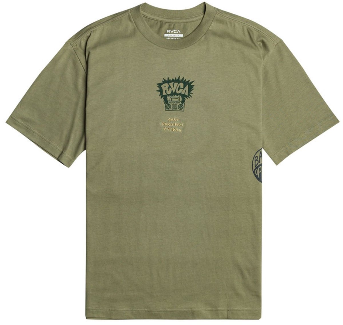 Rvca Scorched T-shirt Met Korte Mouwen Groen S Man