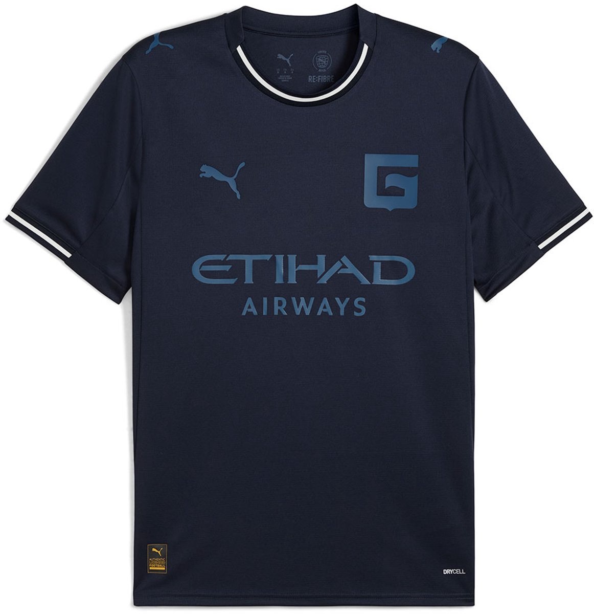 Puma Girona Fc 25/26 Replica Derde T-shirt Met Korte Mouwen L Man Marineblauw