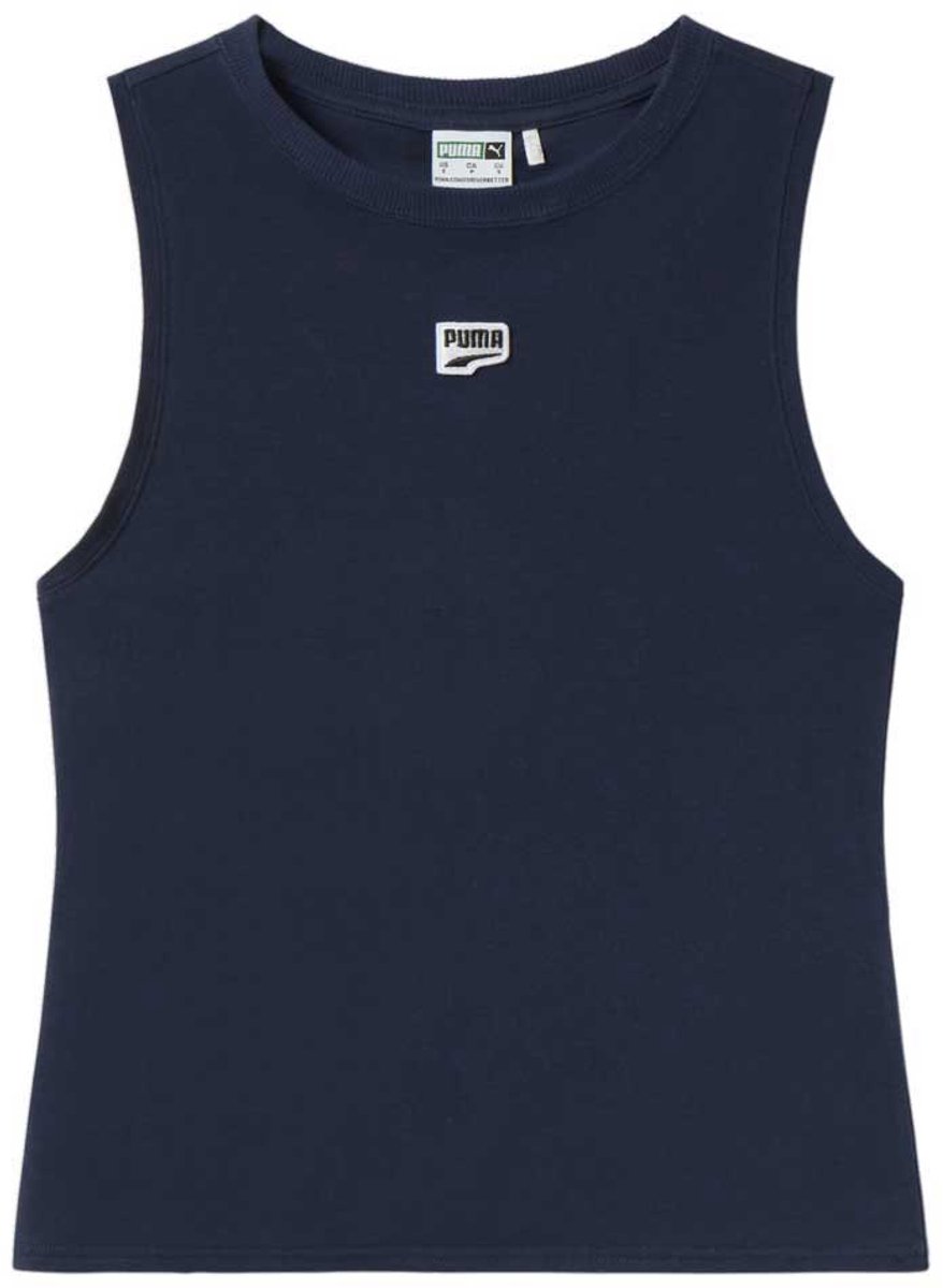 Puma Downtown Mouwloos T-shirt XS Vrouw Marineblauw
