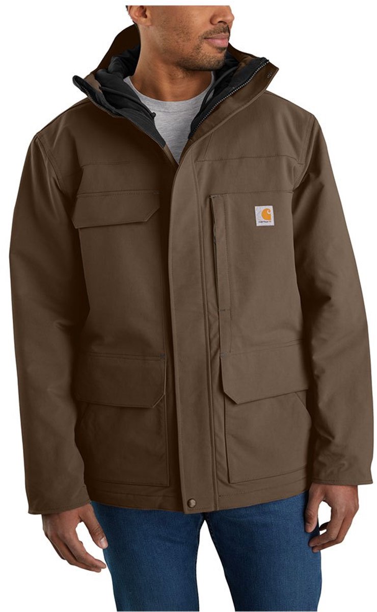 Carhartt Super Dux Bonded Chora Jas S Man Coffee
