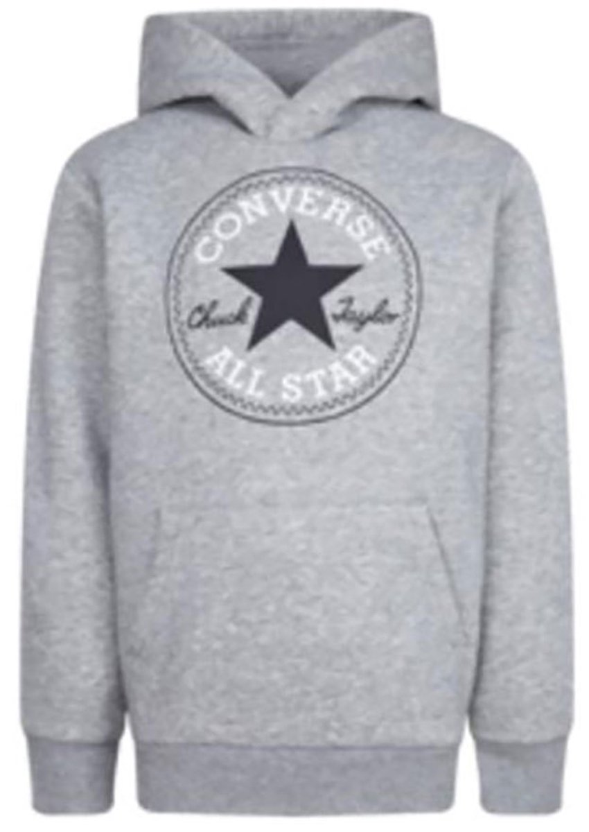 Converse Kids Fleece Ctp Core Po Hoodie 4-5 Years Grijs