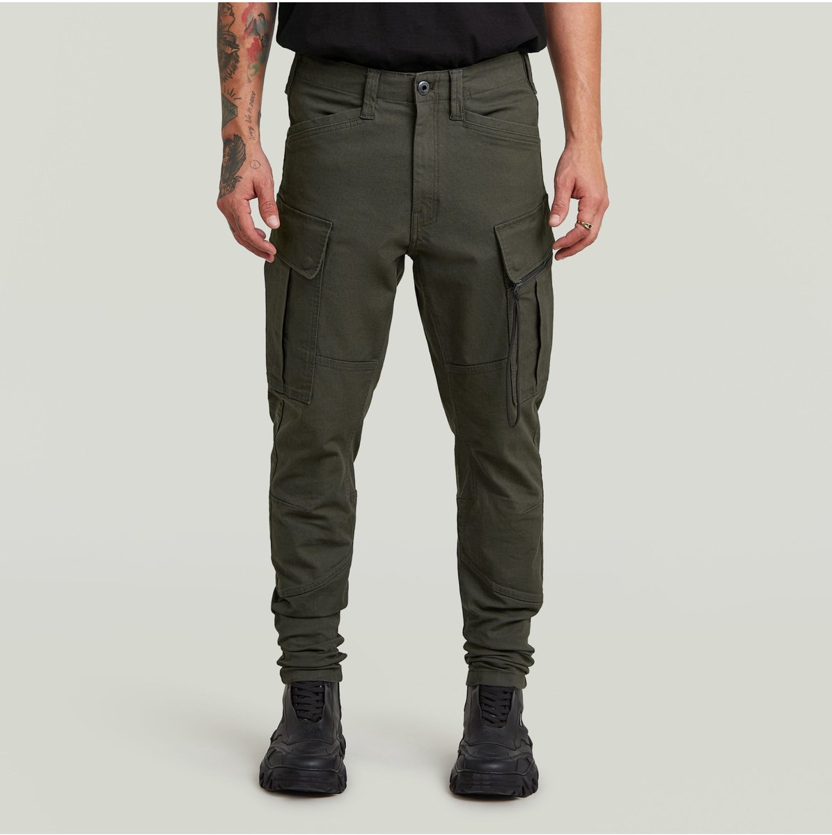 G-Star Zip Pkt 3D Skinny Cargo 2.0 broek Grijs