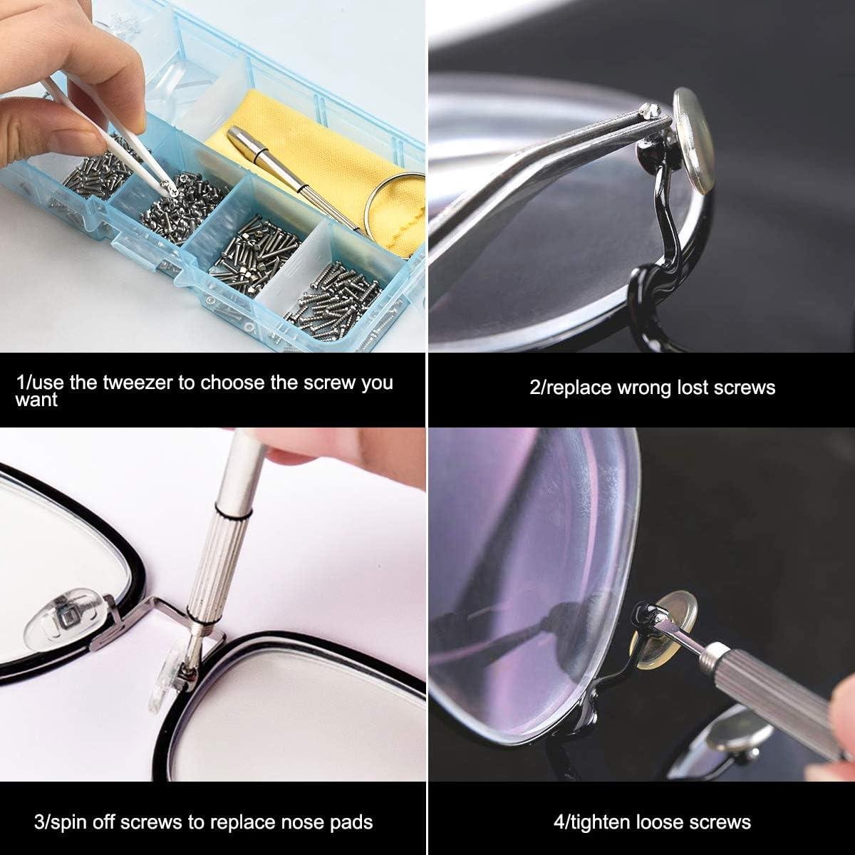 Allecto plus - Reparatie Kit voor Brillen en Horloges met Glas Reparatie Tool, Schroevendraaier, Pincet en meer