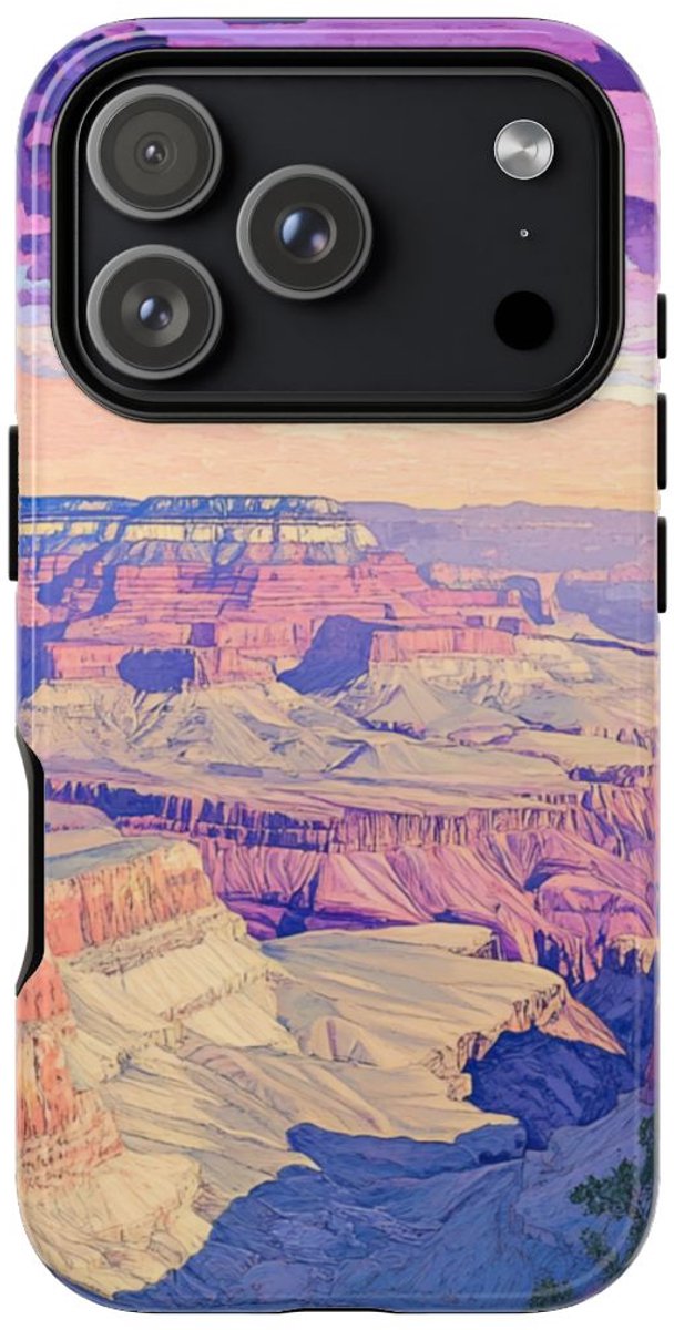 Kleurrijk Canyonlandschap – Telefoonhoesje Geschikt voor iPhone 17 Pro
