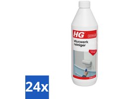 HG - Stucwerk Reiniger - Zeer Snelle Werking - Grondige Reiniging - 1L - Voordeelverpakking - 24 stuks