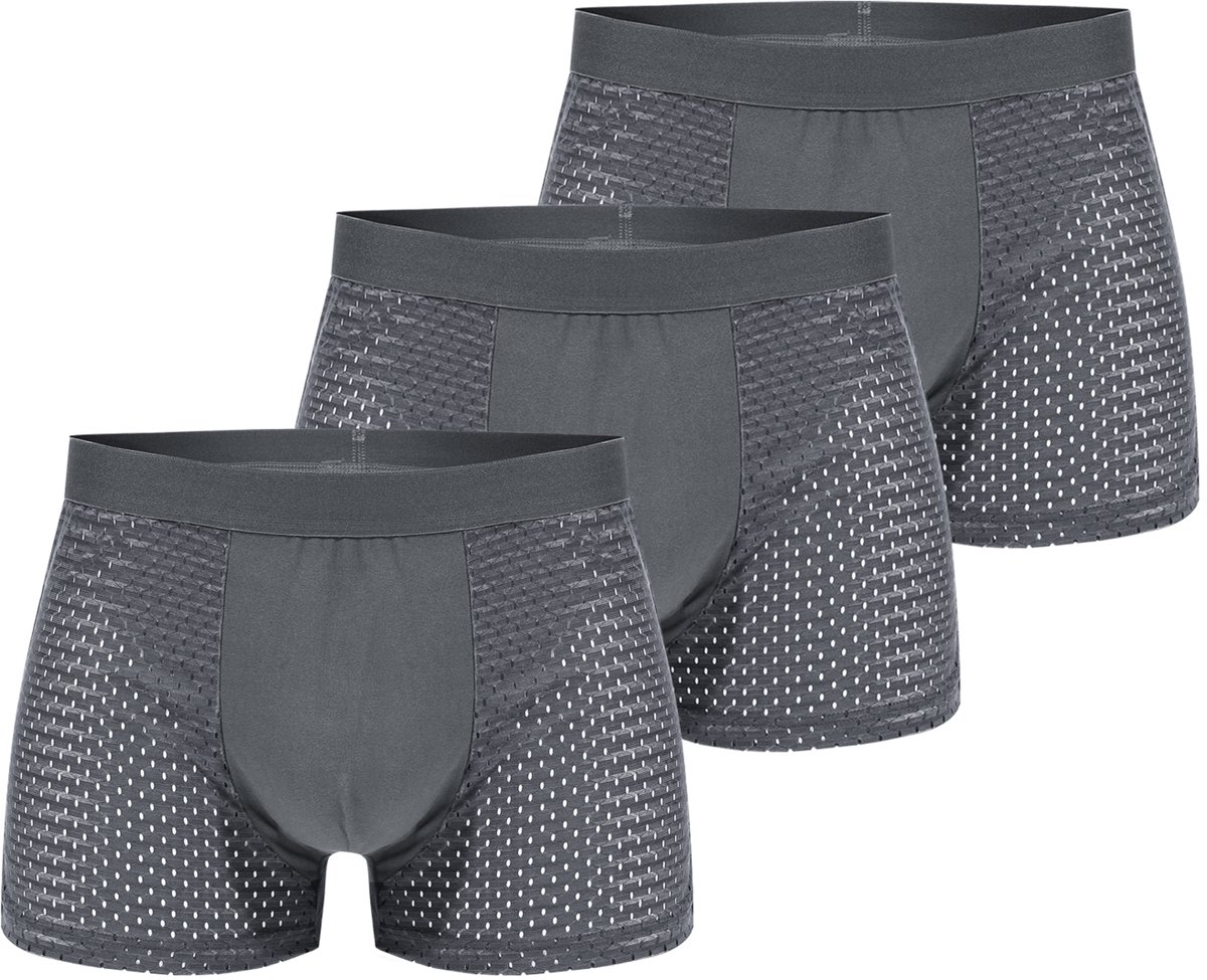 Allthemen Heren Onderbroek Slips - Mesh Boxershort - 3-Pack - L