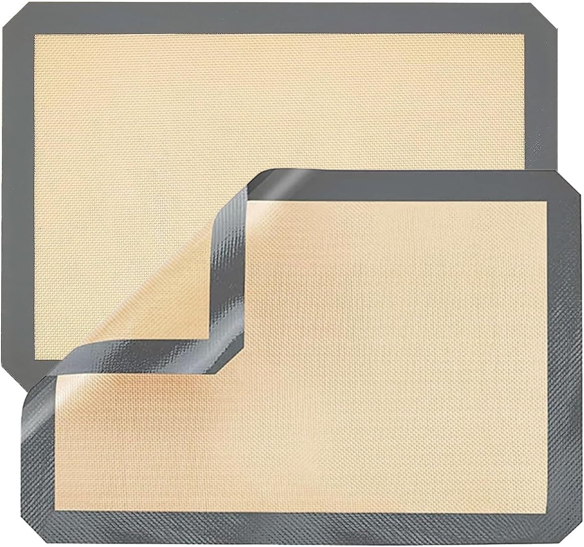 Siliconen Bakmatten Set - Hittebestendige en Antislip Bakmatten 30x21 cm