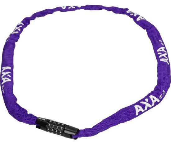 AXA Rigid RCC 120 - Kettingslot - Slot voor Fietsen - Code - 120 cm lang - 3,5 mm - Paars van AXA — afbeelding 2