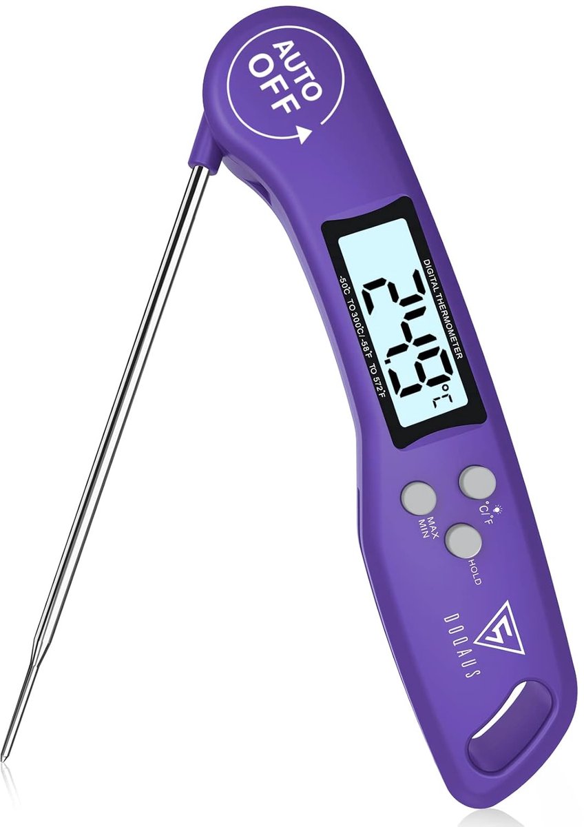 Digitale Keukenthermometer met Snelle Uitlezing en Lange Sonde