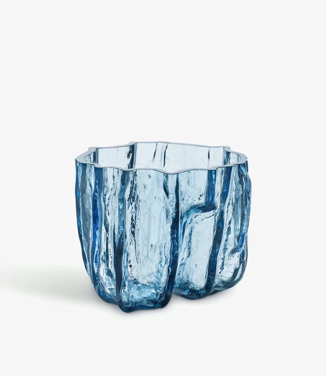 Glaskunstvaas Crackle