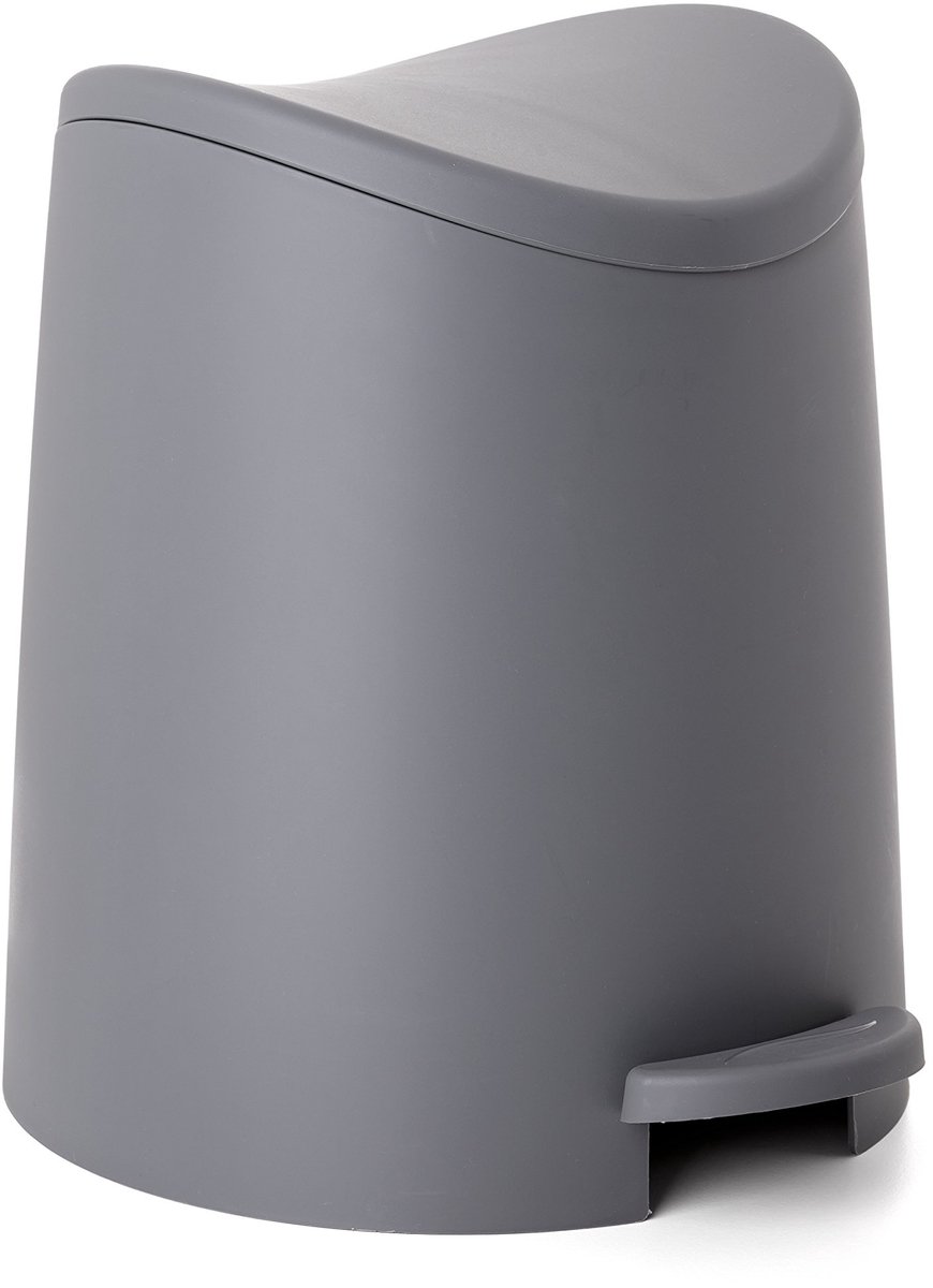 Goodivery® Compacte pedaalbediende afvalemmer voor badkamer met hygiënisch ontwerp
