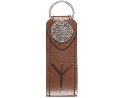Something Different - Protection Viking Rune Faux Leather Sleutelhanger - Multicolours
