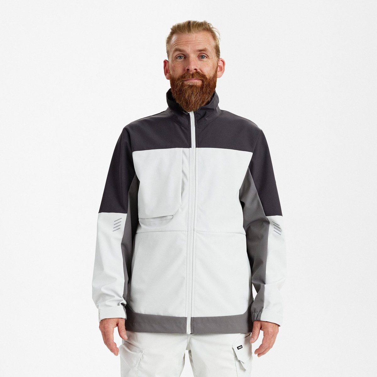 Engel Entire softshell jack 1327-140 Bone Antraciet
