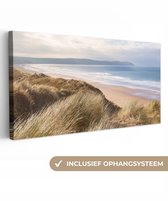 Tableau sur toile 160x80 cm - Décoration murale Dune - Plage - Water - Décoration murale salon - Décoration chambre - Accessoires chambre - Peintures