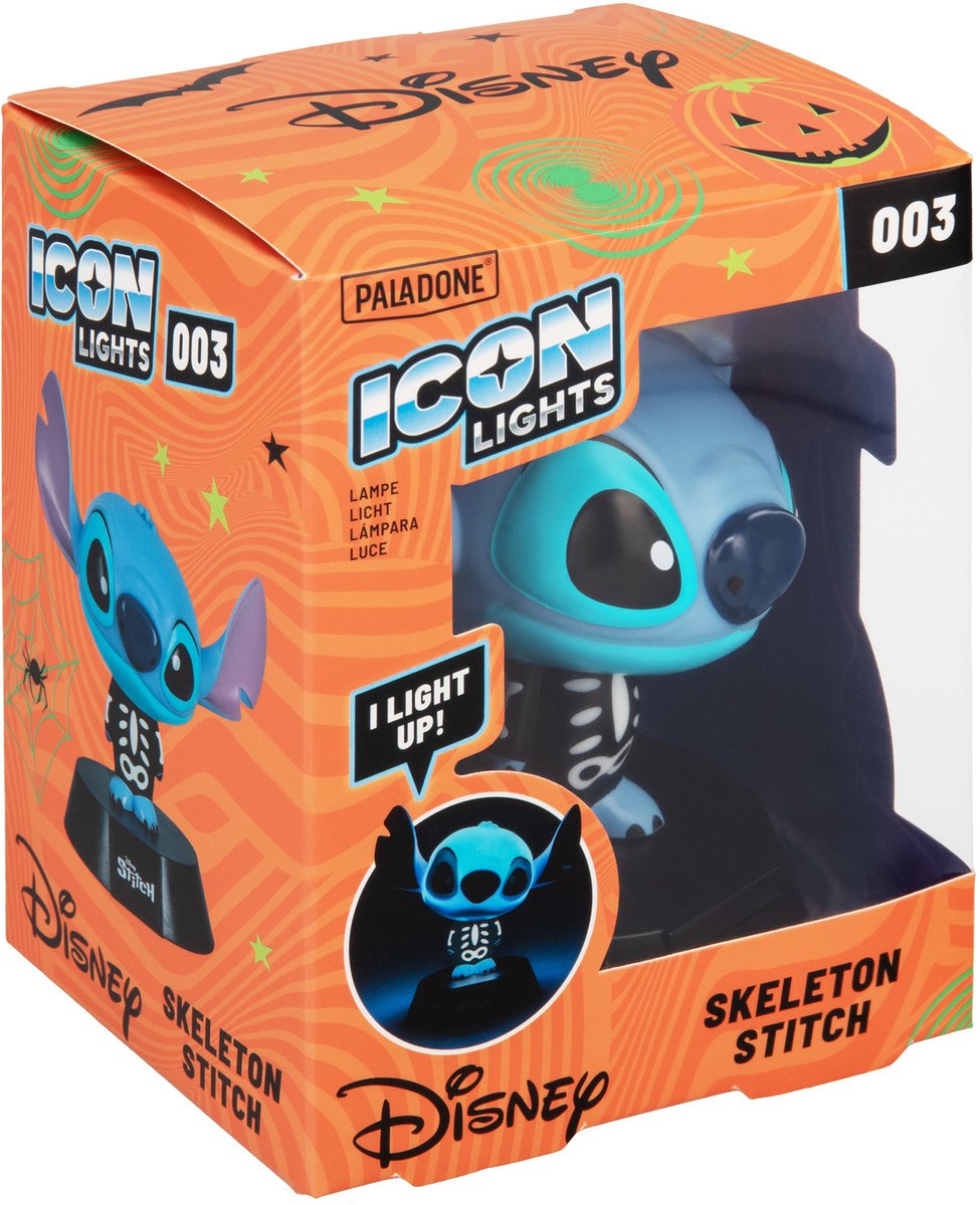 Paladone Disney - Stitch Skeleton - Icon Lamp 10cm - Lampje - Nachtlampje — afbeelding 7