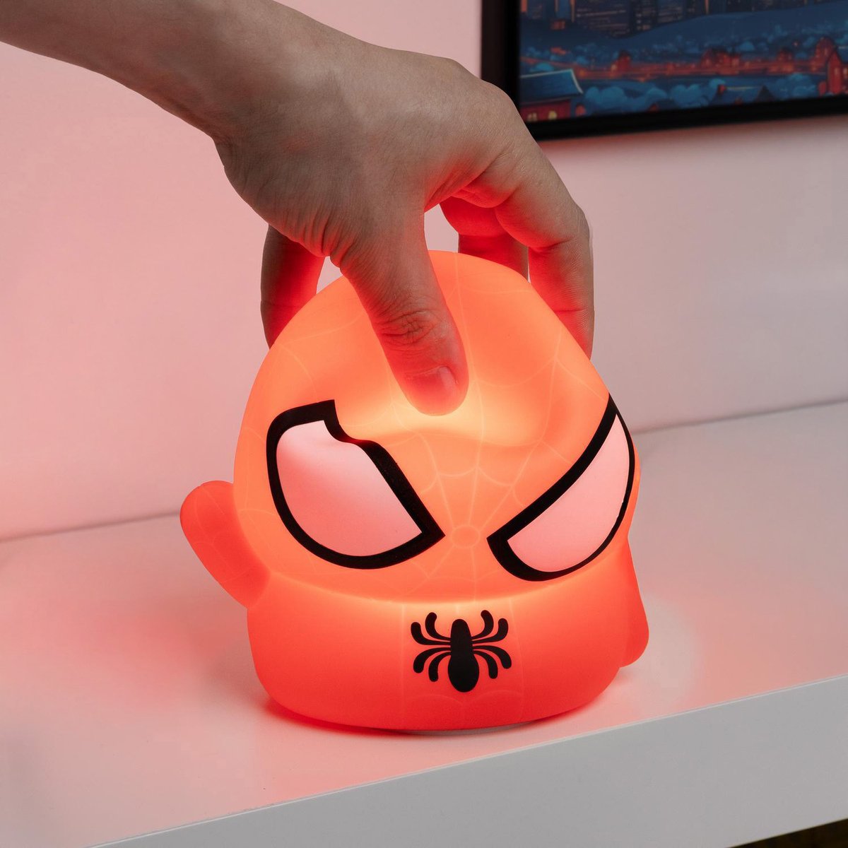 Paladone Spider-Man 3D Siliconen Lamp - 14 cm, Spidey