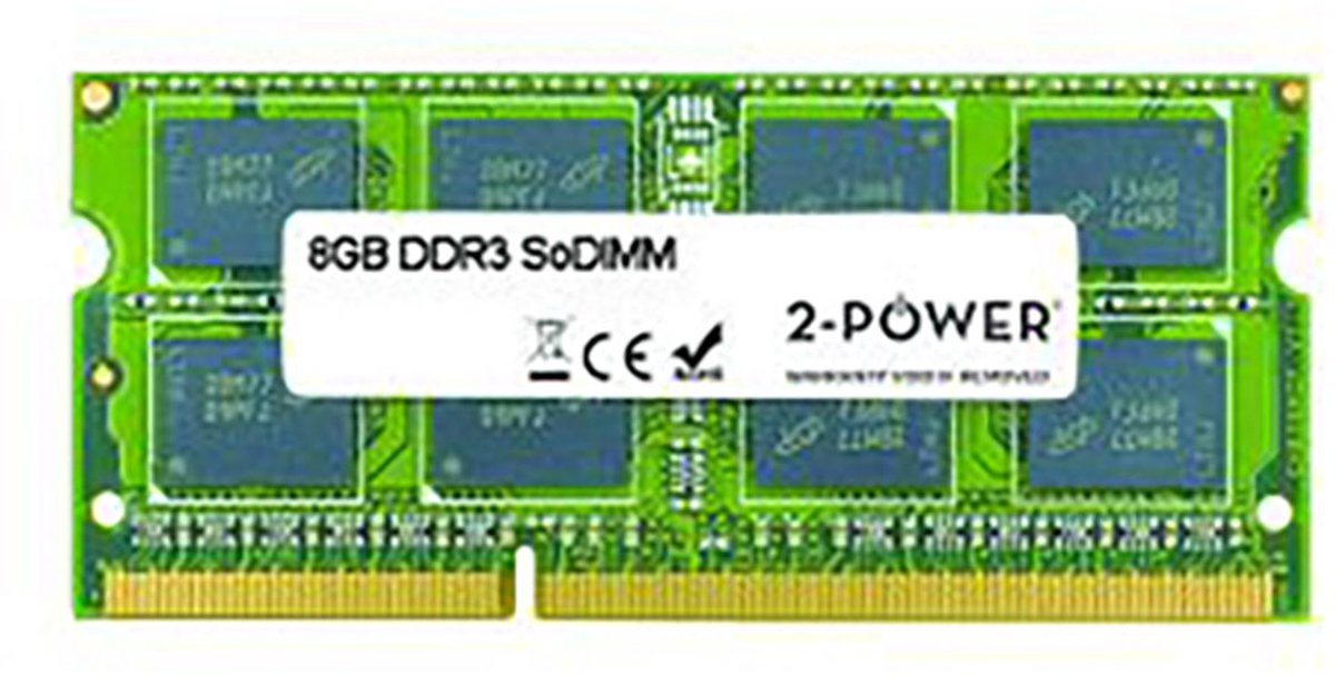 Image of 2-Power 8GB DDR3 SODIMM 8GB DDR3 1600MHz geheugenmodule