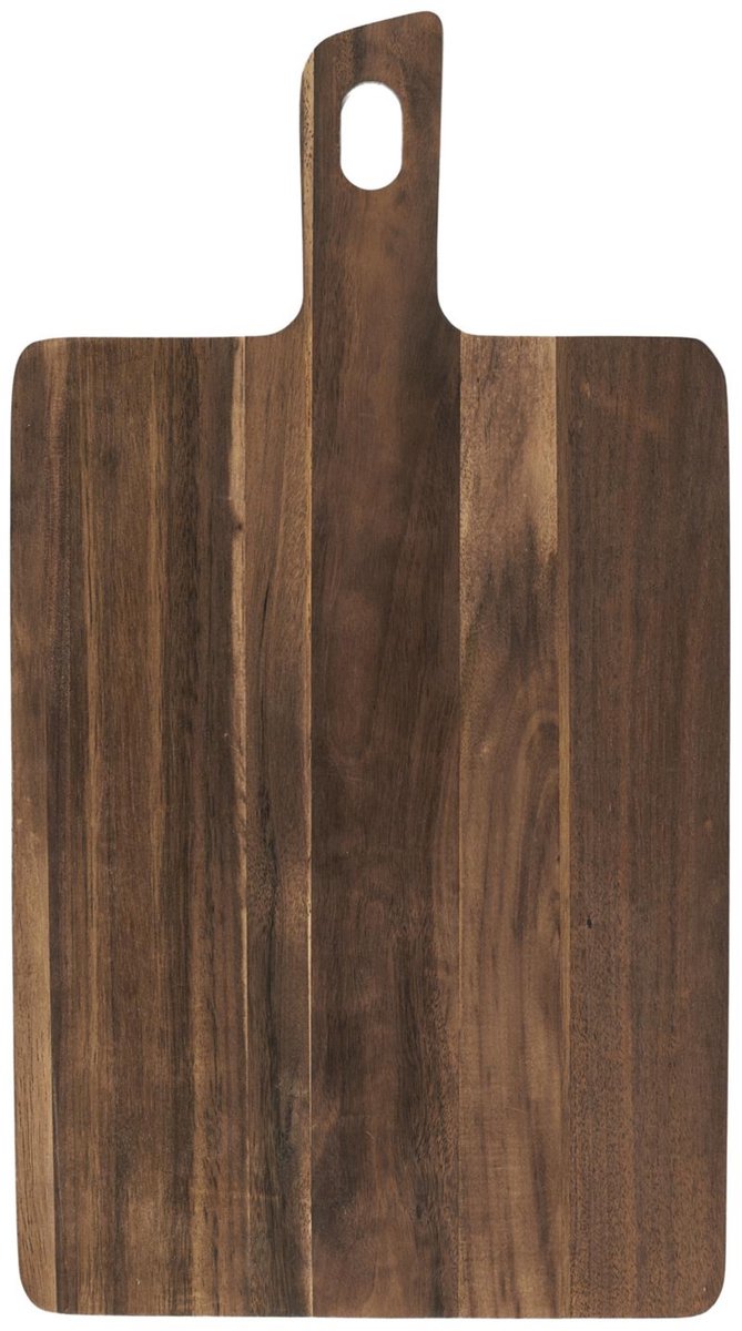 Home Deco Factory Serveerplank - acacia hout - 45x25 cm - rechthoek - borrelplank/kaasplank