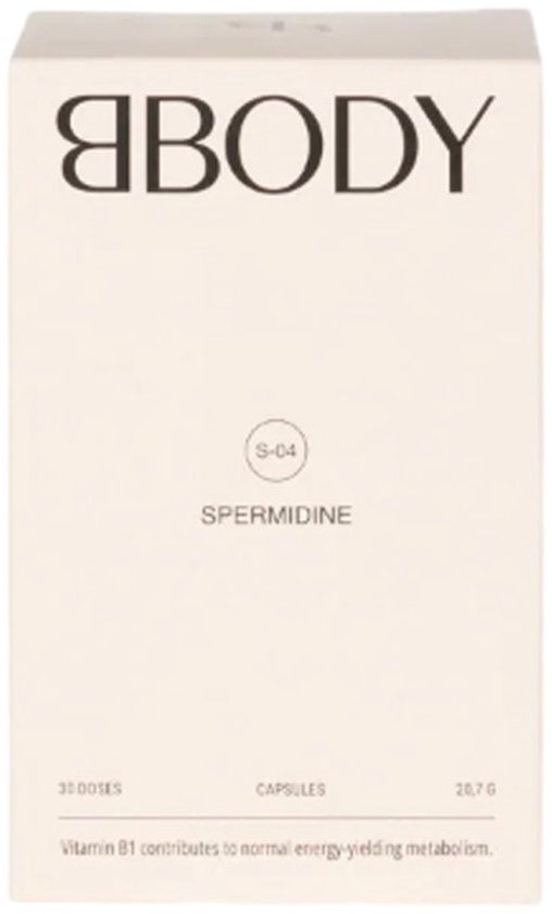 BBody Spermidine / Voedingssupplement voor celgezondheid en regeneratie 30 capsules